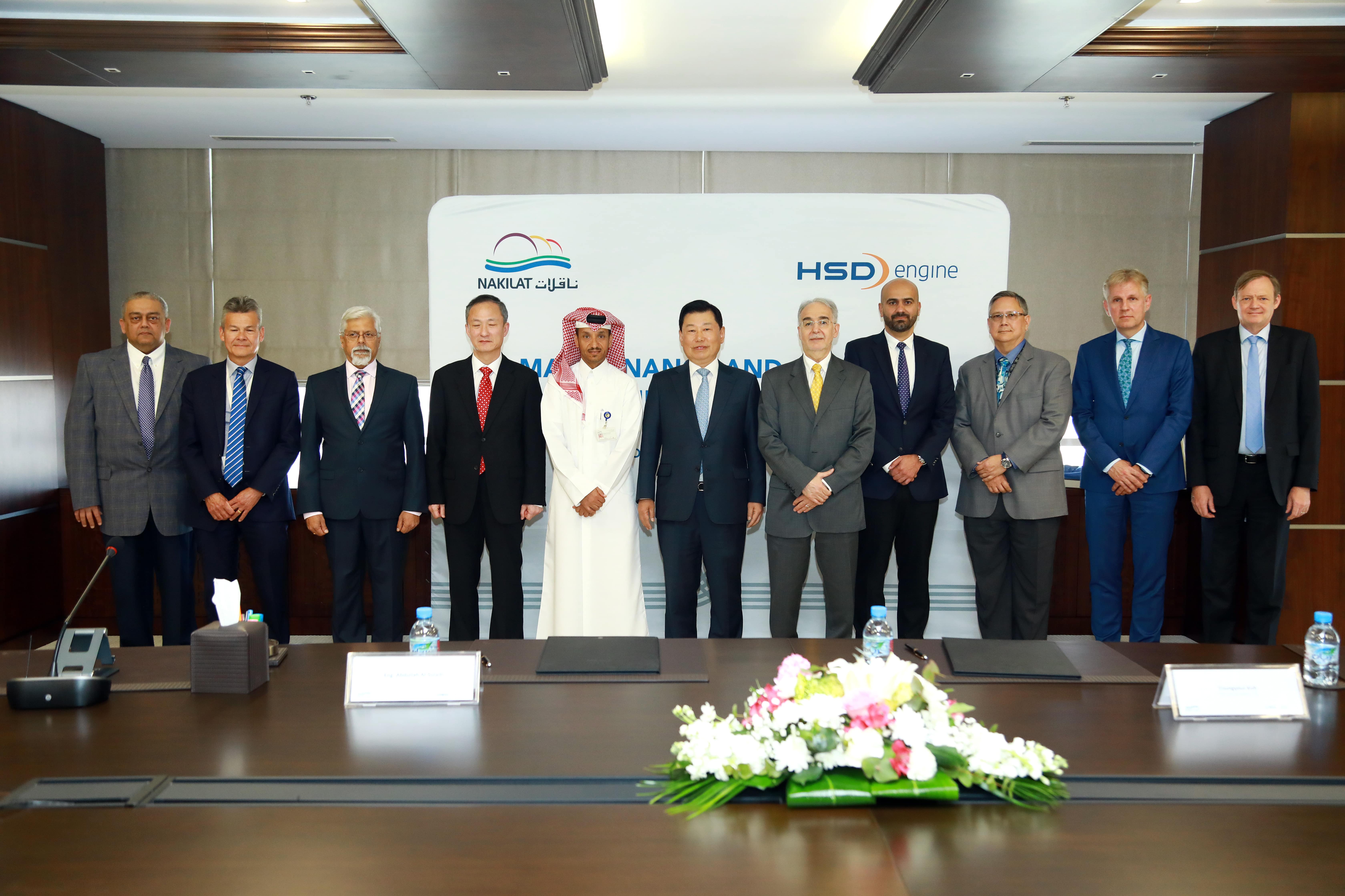 Nakilat and HSD Engine sign long-term engine maintenance and services contract
